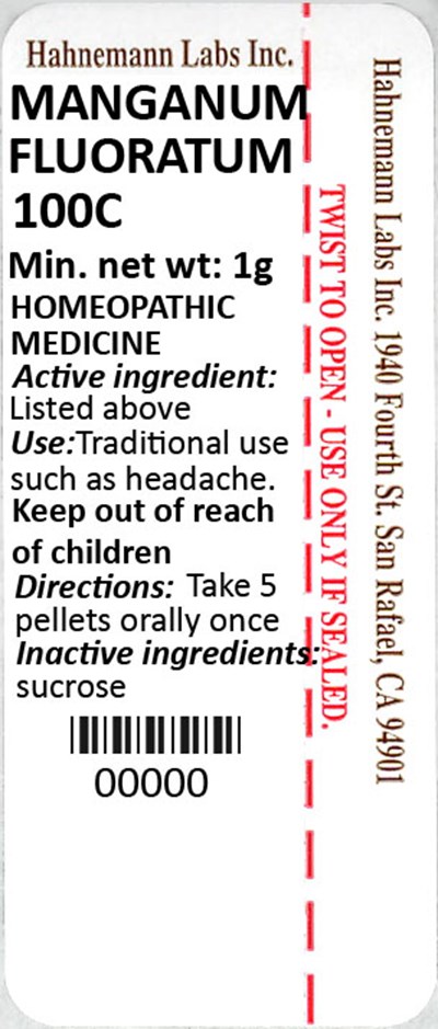 Manganum Fluoratum 100C 1g - Manganum Fluoratum 100C 1g